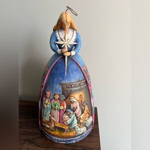 Jim Shore Heartwood Creek 2005 “A Star Should Guide Us” Angel Nativity Gown